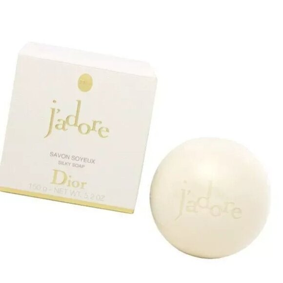 CHRISTIAN DIOR J'adore Savon Soyeux Silky Soap Jasmine Freesia Violet Orchid - Picture 1 of 4